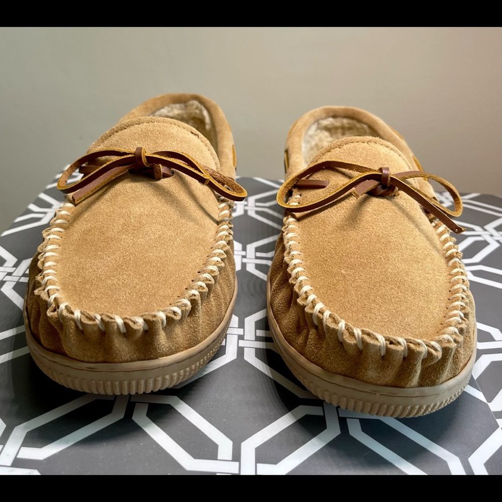 Florsheim Moc Toe Tie Slipper Men Size 11 New - Picture 3 of 9